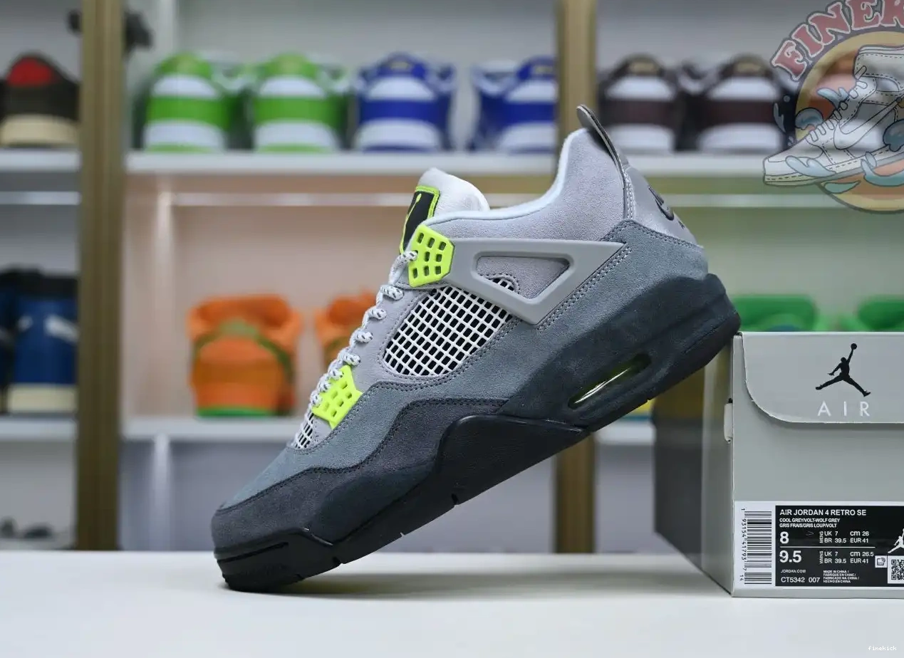 Air Jordan 4 Jordan retro se'95neon 0423